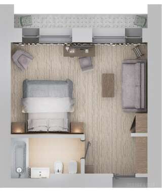 Гостиница Родник Алтая Белокуриха Джуниор Премиум (вид на лес), Корпус: «Родник»-14