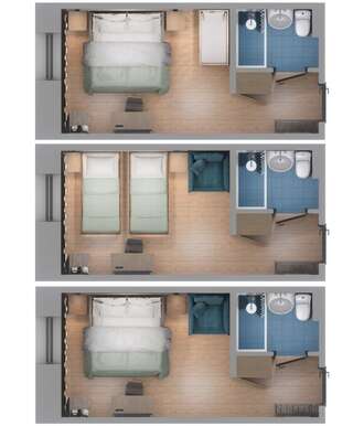 Гостиница Родник Алтая Белокуриха Семейный 1-комнатный (без балкона), Корпус: «Здравница»-8